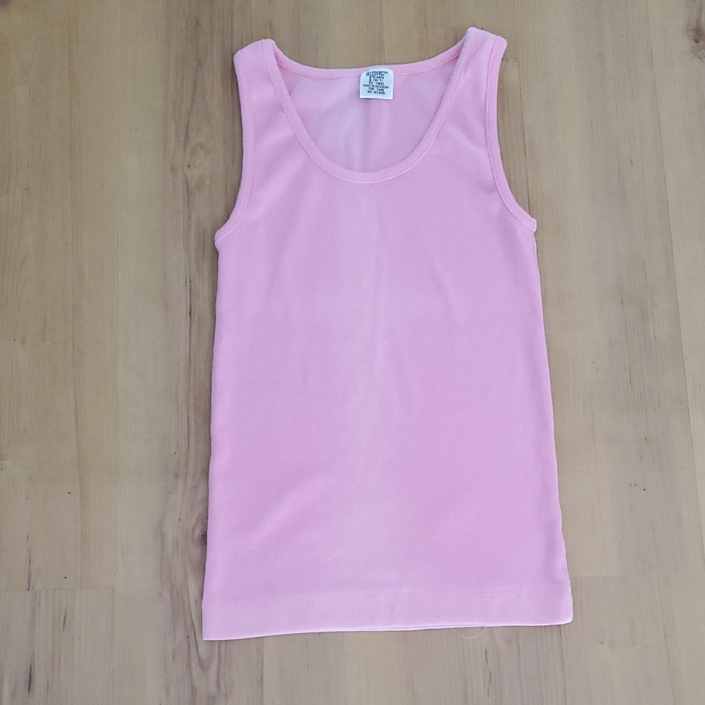 Pink Sleeveless Tank Top